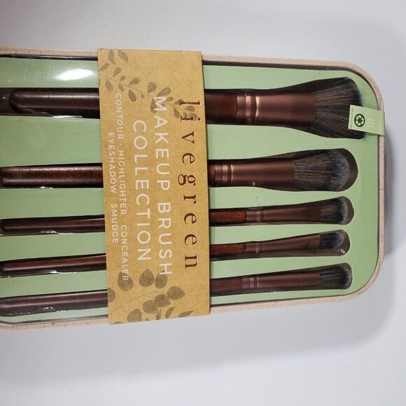 MAKEUP BRUSH LIVE GREEN COLLECTION - Picture 5 of 16